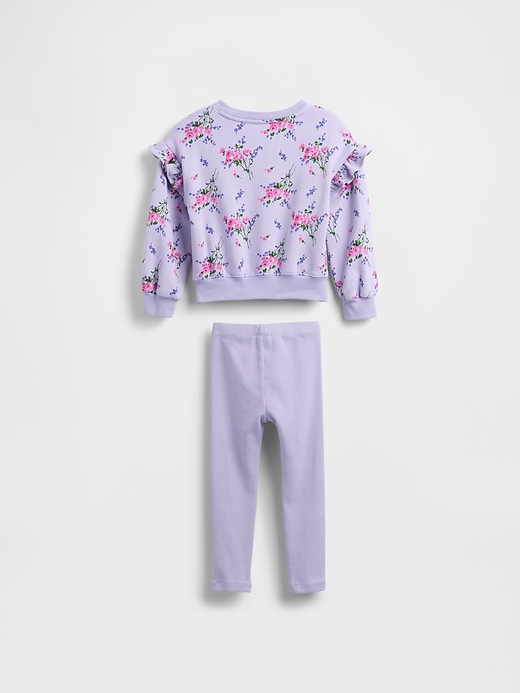 L'image numéro 3 présente Ensemble avec chandail et legging en coton ouaté pour Bébé et Tout-petit