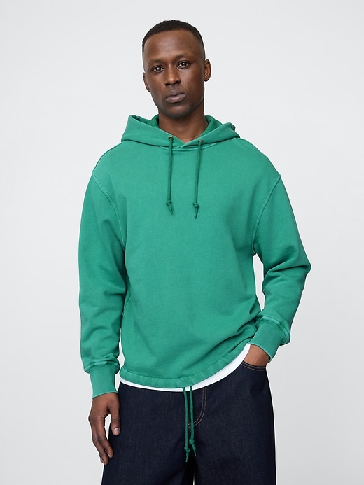 Image number 2 showing, Gap Heavyweight French Terry Logo Hoodie