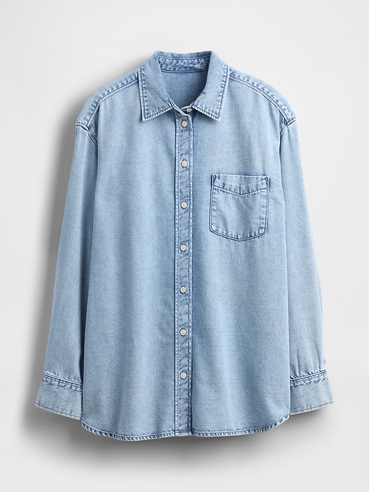 Image number 4 showing, UltraSoft Denim Big Shirt
