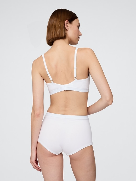 Image number 2 showing, Organic Stretch Cotton Triangle Bra