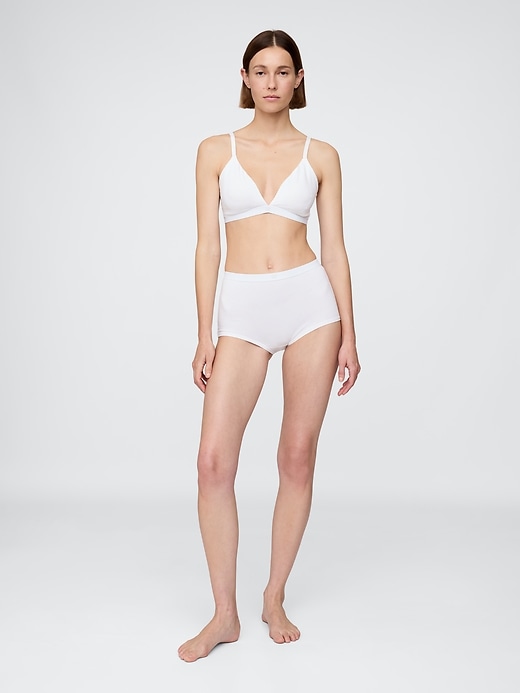 Image number 3 showing, Organic Stretch Cotton Triangle Bra