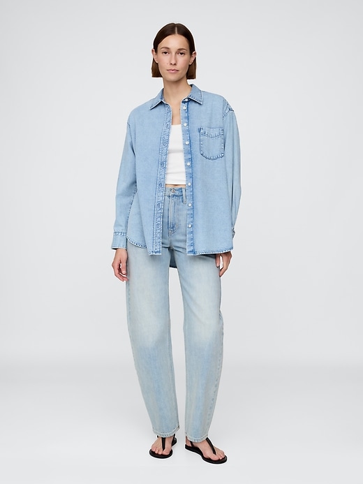 Image number 2 showing, UltraSoft Denim Big Shirt