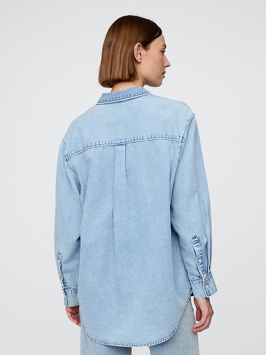 Image number 3 showing, UltraSoft Denim Big Shirt