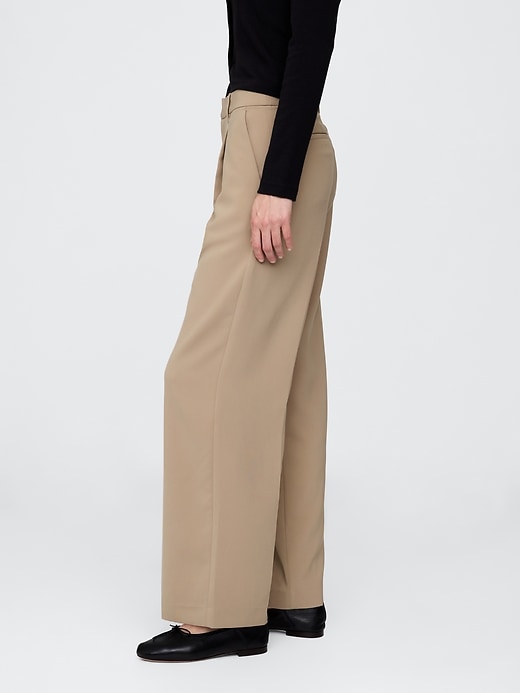 Image number 3 showing, 365 Low Rise Pleated Wide-Leg Trousers