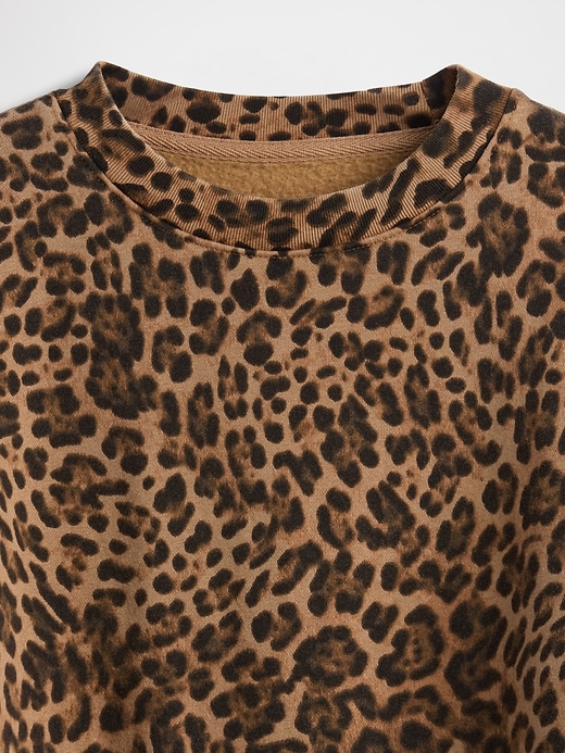 L'image numéro 4 présente Chandail en coton ouaté ras du cou à couture biseautée VintageDoux