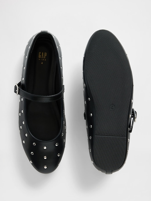 Image number 3 showing, Kids Studded Mary Jane Flats