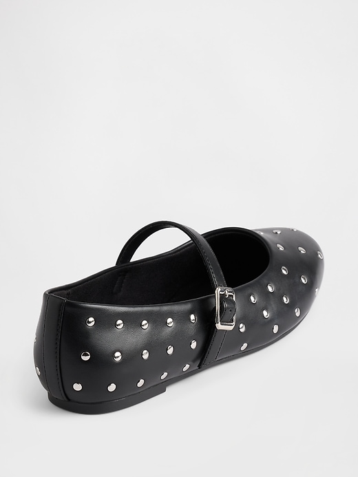 Image number 4 showing, Kids Studded Mary Jane Flats
