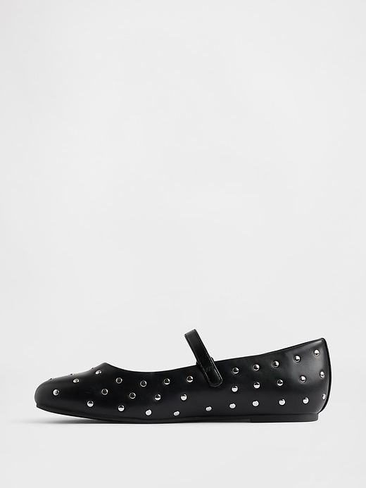 Image number 5 showing, Kids Studded Mary Jane Flats