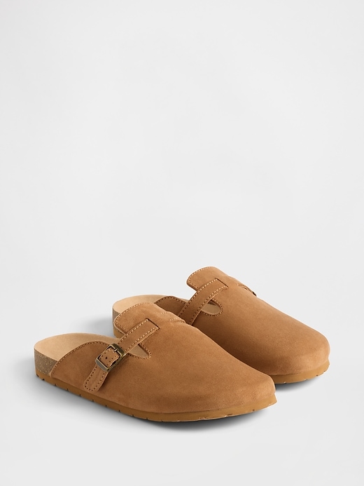 Image number 2 showing, Kids Vegan Suede Clogs