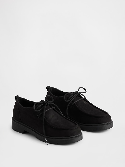 Image number 2 showing, Kids Vegan Suede Loafers