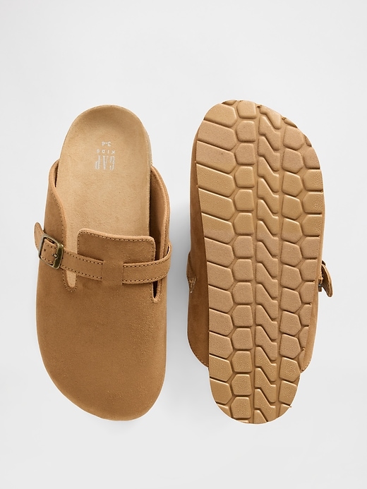 Image number 3 showing, Kids Vegan Suede Clogs