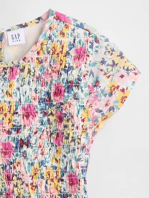 Image number 4 showing, Kids Smocked Floral Dress