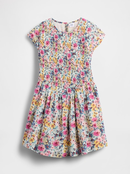 Image number 2 showing, Kids Smocked Floral Dress