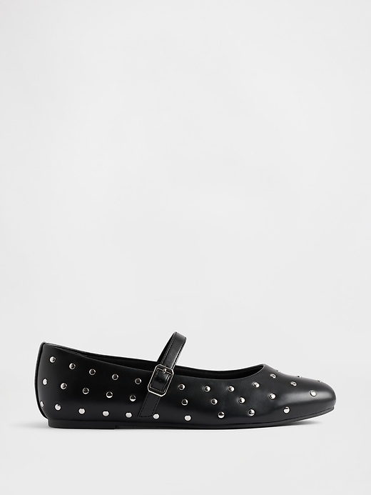 Image number 1 showing, Kids Studded Mary Jane Flats