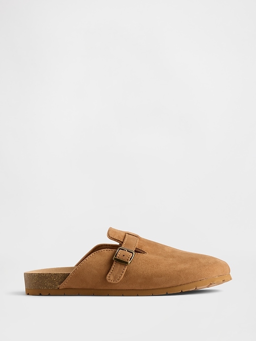 Image number 1 showing, Kids Vegan Suede Clogs
