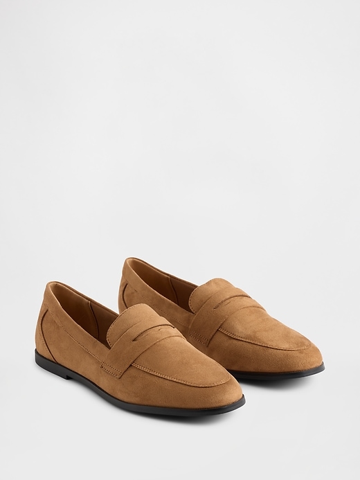 Image number 2 showing, Vegan Suede Loafers