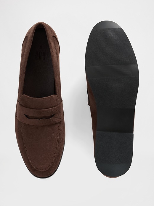Image number 3 showing, Vegan Suede Loafers