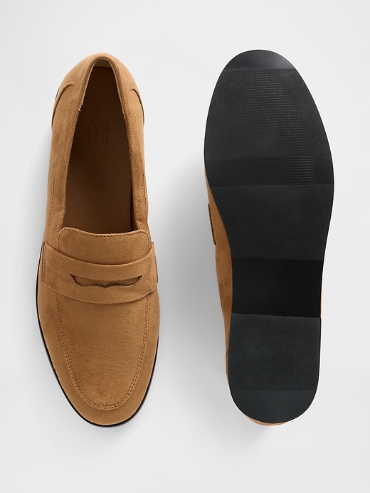 Image number 3 showing, Vegan Suede Loafers