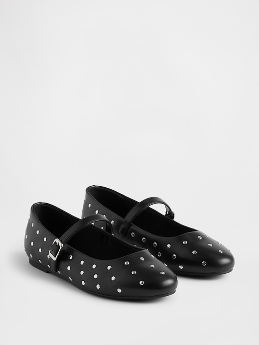 Image number 2 showing, Kids Studded Mary Jane Flats