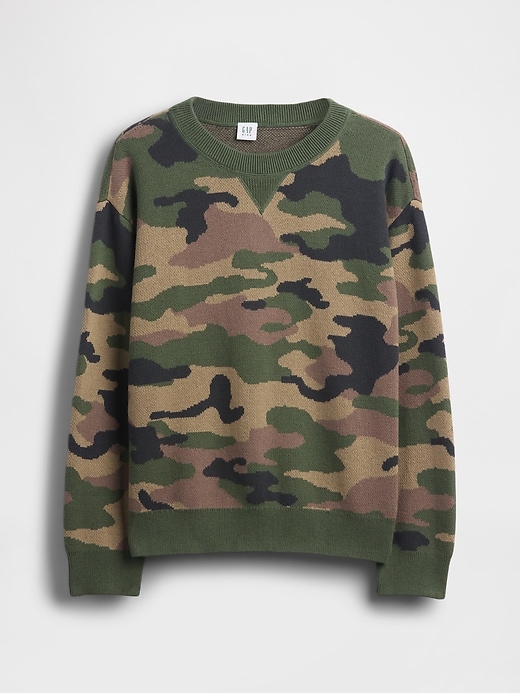 Image number 2 showing, Kids Relaxed Crewneck Sweater