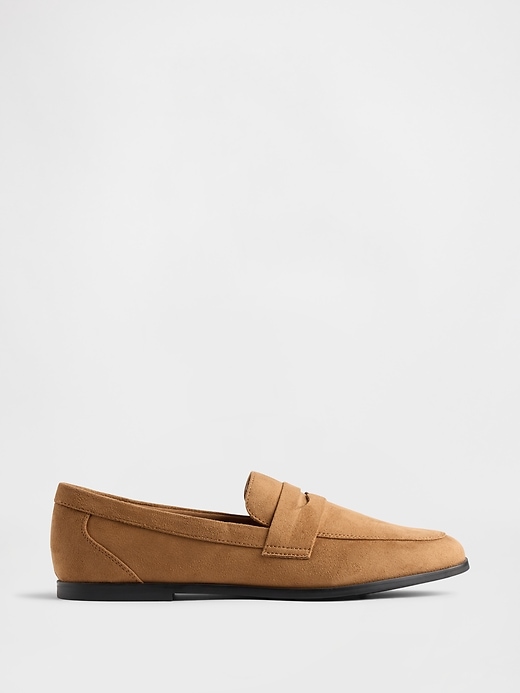 Image number 1 showing, Vegan Suede Loafers