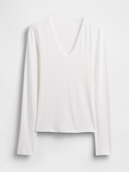 Image number 4 showing, Sheer Modern Rib T-Shirt