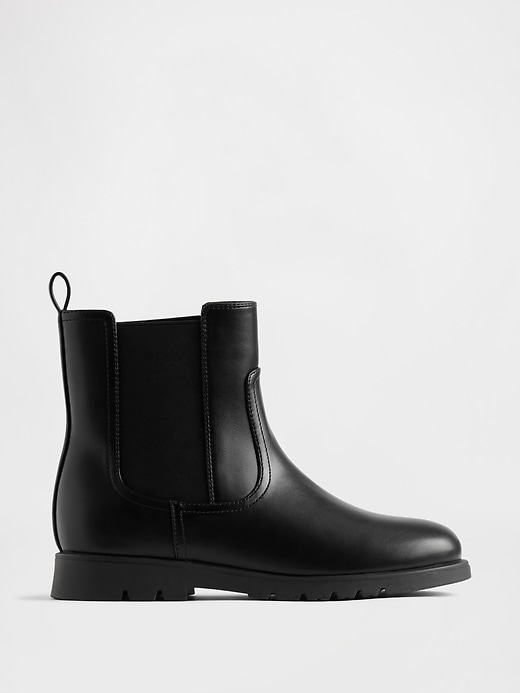 Image number 1 showing, Kids Vegan Leather Chelsea Boot