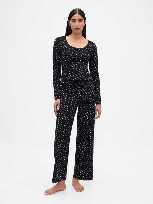 Image number 1 showing, Pointelle PJ Set