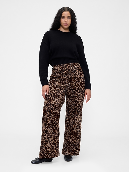 Image number 5 showing, High Rise Stride Corduroy Wide-Leg Pants