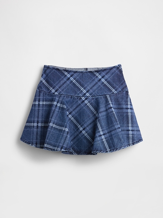 Image number 2 showing, Kids Denim Flounce Skort
