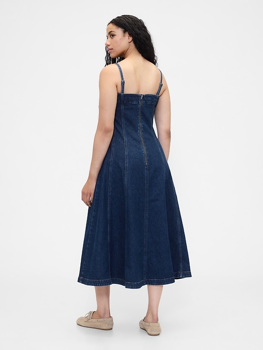 Image number 6 showing, Denim Midi Dress