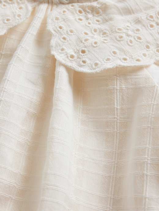Image number 3 showing, Baby Eyelet Collar Bubble Bodysuit