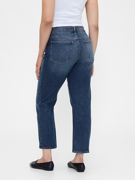 Image number 6 showing, High Rise '90s Slim Straight Crop Jeans