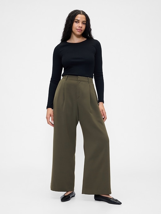 Image number 5 showing, 365 High Rise Pleated Trousers