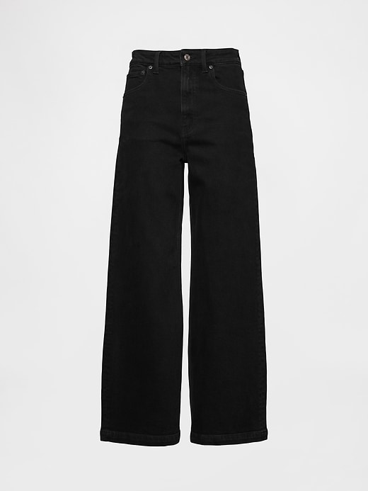 Image number 7 showing, Extra High Rise Stride Wide-Leg Jeans
