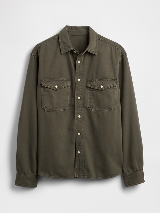 Image number 5 showing, UltraSoft Denim Relaxed Shirt