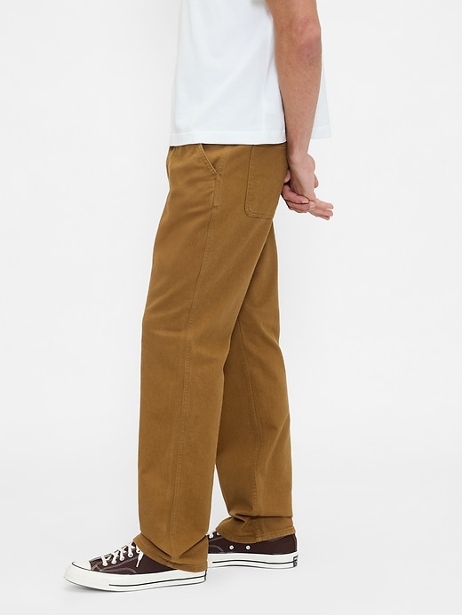 Image number 3 showing, Relaxed Straight Utility Khakis