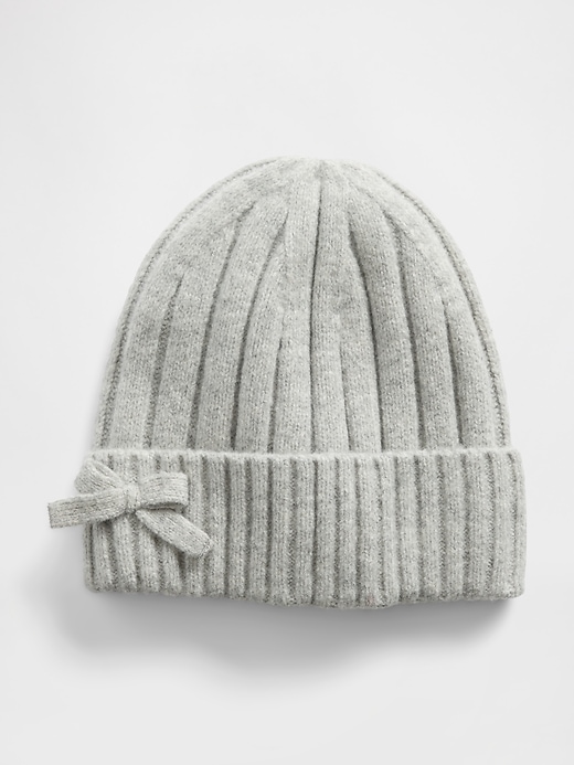 Image number 1 showing, Kids CashSoft Bow Beanie