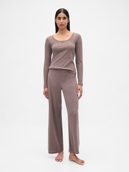 Image number 1 showing, Pointelle PJ Set