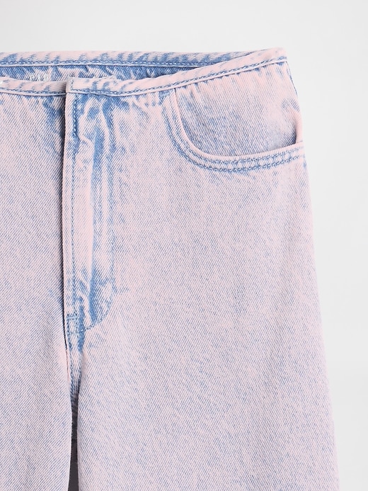 L'image numéro 5 présente Jean sportif jambe large à taille basse pour Enfant