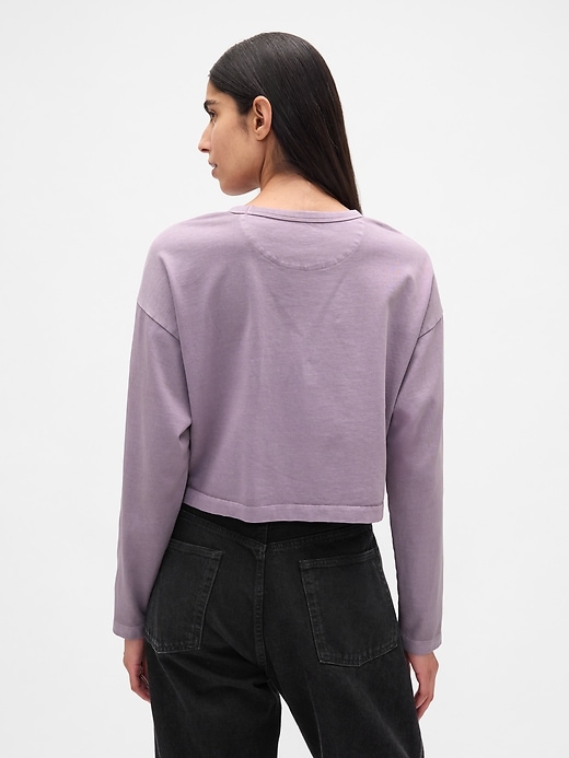 Image number 3 showing, Heavyweight Crop T-Shirt