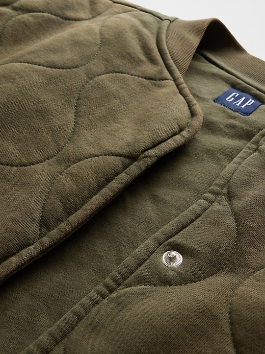 Image number 4 showing, VintageSoft Quilted Oversized Jacket