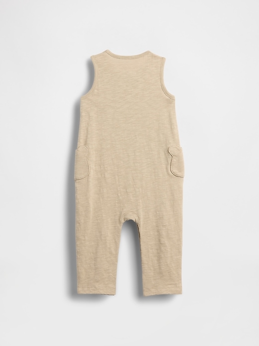 Baby Organic Cotton Bear Pocket One-Piece