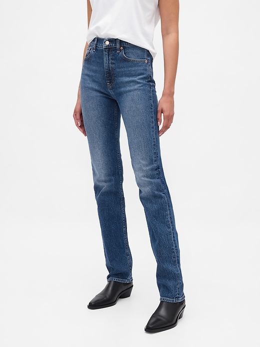 Image number 2 showing, High Rise ’90s Slim Straight Jeans