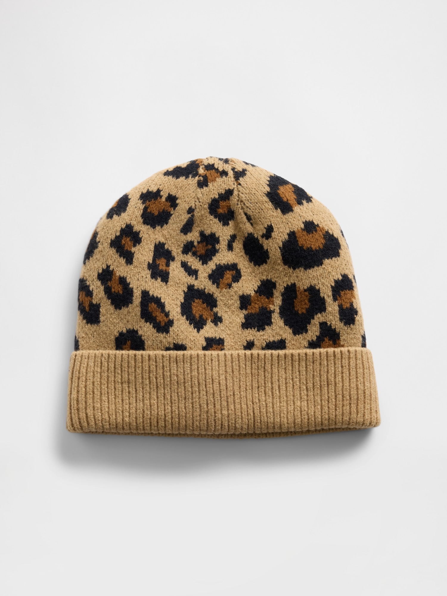 Kids CashSoft Leopard Beanie