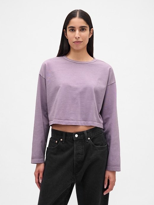 Image number 1 showing, Heavyweight Crop T-Shirt