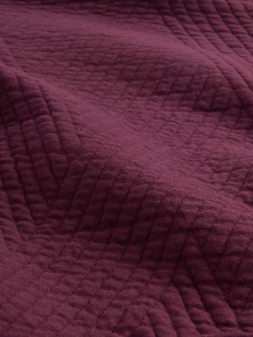 Image number 3 showing, GapFit Quilted Jacquard Half-Zip Pullover