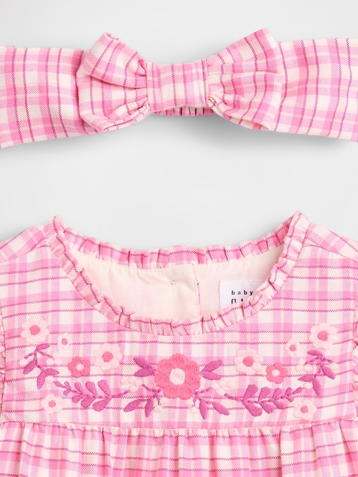 Image number 3 showing, Baby Gingham Dress Set