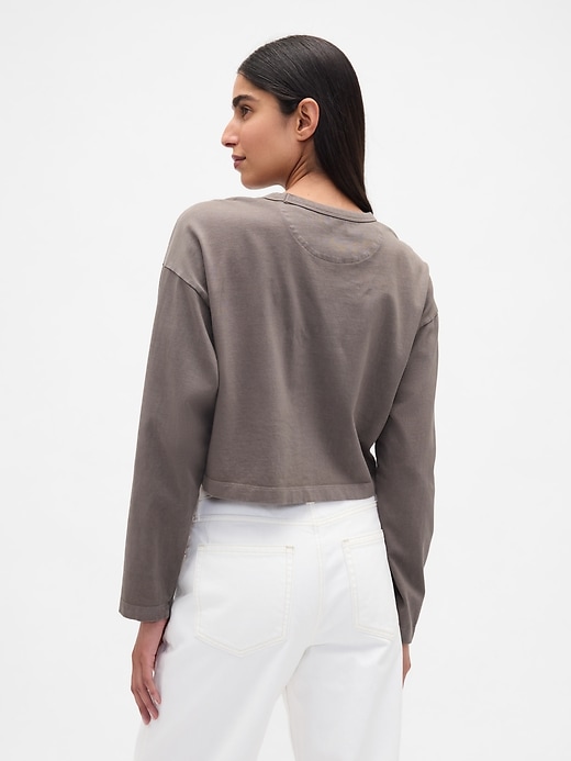 Image number 3 showing, Heavyweight Crop T-Shirt