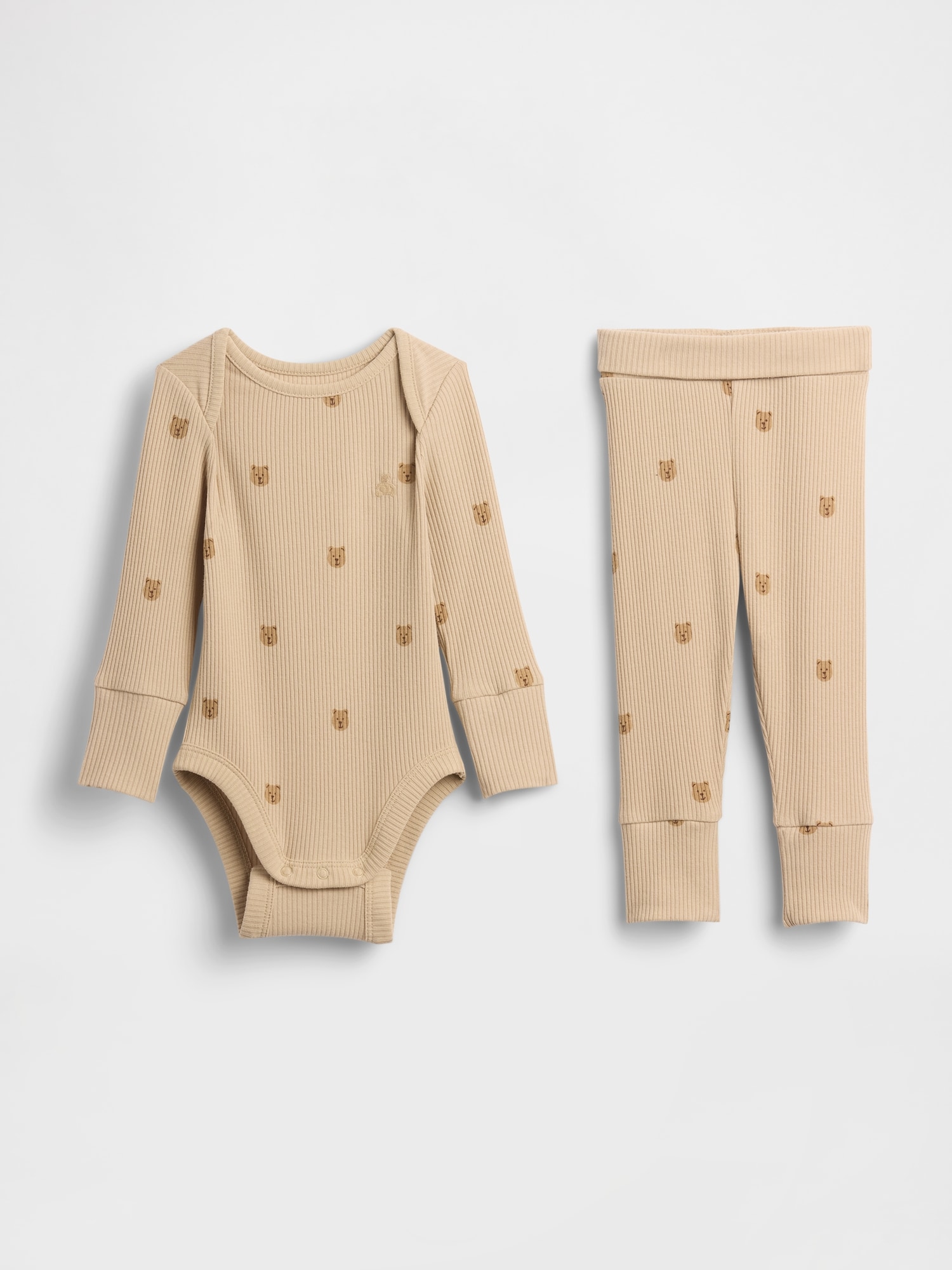 Baby Grow-With-Me TinyRib Outfit Set